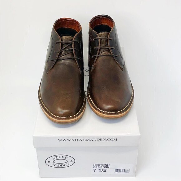 Steve Madden Hestonn Dark Brown Chukka , Size 7.5 - Picture 7 of 7